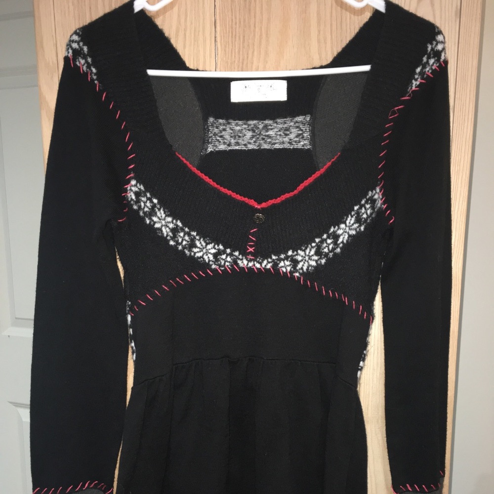NWOT Free People Black Wool Blend Sweater